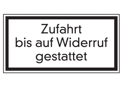 Artikelbild des Artikels “Zufahrt bis auf Widerruf gestattet “