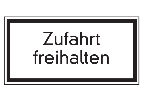 Artikelbild des Artikels “Zufahrt freihalten “