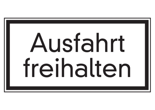 Artikelbild des Artikels “Ausfahrt freihalten “