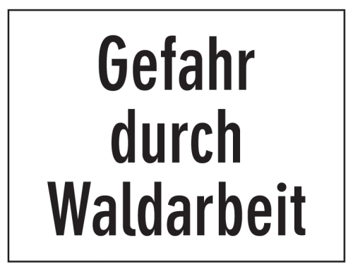 Artikelbild des Artikels “Gefahr durch Waldarbeit “
