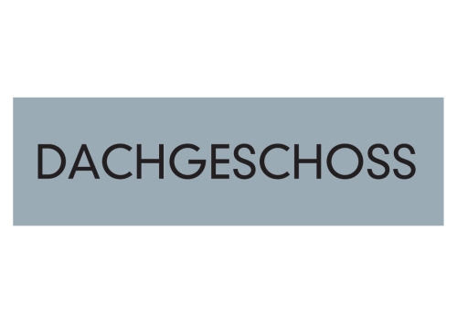Artikelbild des Artikels “Stockwerkschild DACHGESCHOSS Alu selbstklebend “