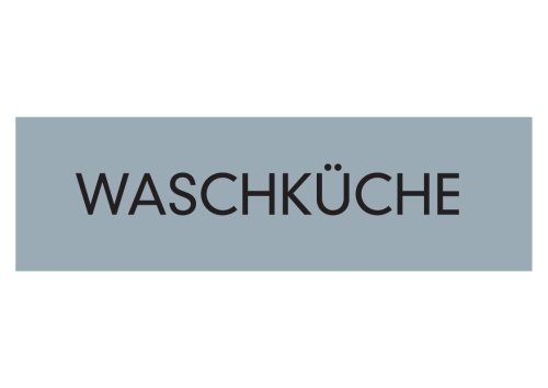 Artikelbild des Artikels “Stockwerkschild WASCHKÜCHE Alu selbstklebend “