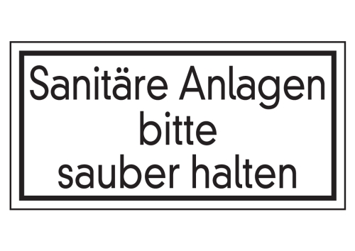Artikelbild des Artikels “Sanitäre Anlagen bitte sauber halten “