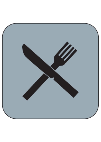 Artikelbild des Artikels “PVC-Piktogramm Symbol Restaurant “