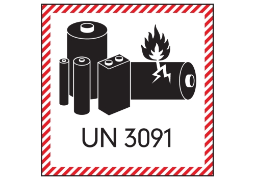 Artikelbild des Artikels “Kennzeichen für Lithiumbatterien UN 3091 “