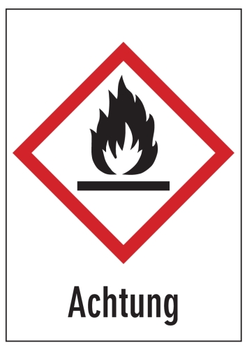 Artikelbild des Artikels “GHS 02 Flamme 'Achtung' “