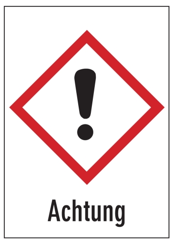 Artikelbild des Artikels “GHS 07 Ausrufezeichen 'Achtung' “