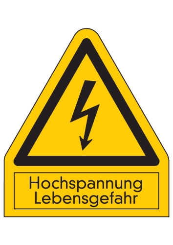 Artikelbild des Artikels “Hochspannung Lebensgefahr (Dreieck) “