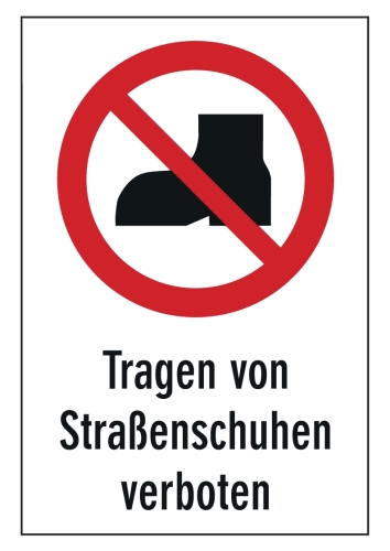 Artikelbild des Artikels “Tragen von Straßenschuhen verboten “