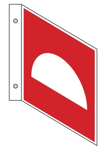 Artikelbild des Artikels “Fahnenschild Mittel und Geräte zur Brandbekämpfung “