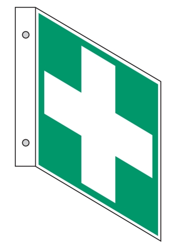 Artikelbild des Artikels “Fahnenschild E003 Erste Hilfe “