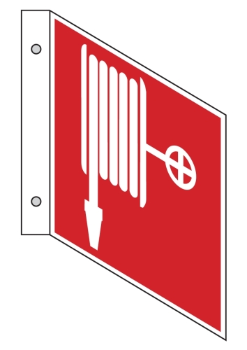 Artikelbild des Artikels “Fahnenschild Löschschlauch “