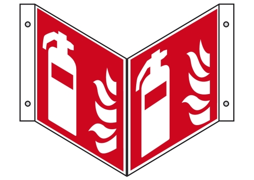 Artikelbild des Artikels “Winkelschild F001 Feuerlöscher “