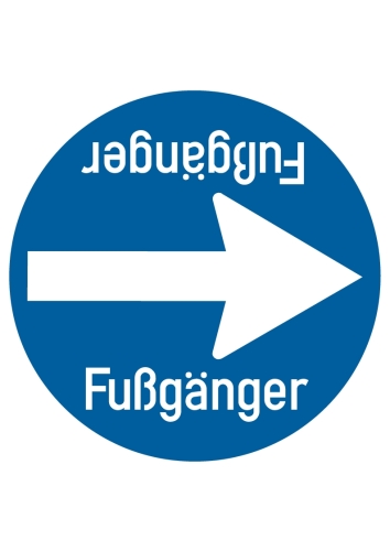 Artikelbild des Artikels “§52/15d Vorgeschriebene Fahrtrichtung Fußgänger (Baustelle) “